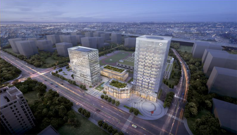 圓通國際金融和科技總部項目，預(yù)計9月竣工