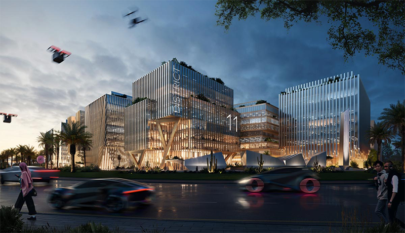 阿聯(lián)酋首個人工智能辦公社區(qū) / HWKN Architecture