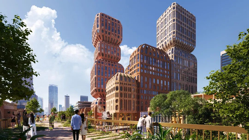 發(fā)光的燈籠塔/Heatherwick Studio在泰國的首個(gè)項(xiàng)目如此抽象？