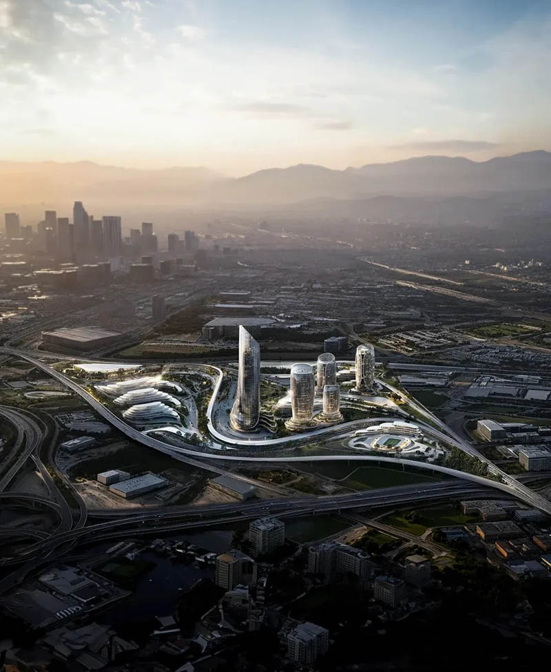 濃濃的扎哈風—美國洛杉磯奧運村規(guī)劃設計方案